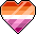 LesbianHeart emote for Discord