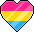 PansexualHeart emote for Discord