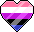 GenderfluidHeart emote for Discord