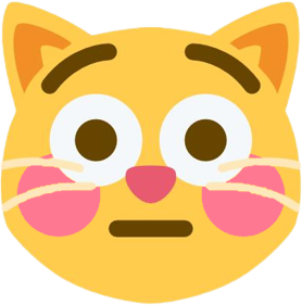 flush_cat emote for Discord