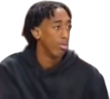 choppedchinstare emote for Discord