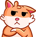 cat_pout emote for Discord