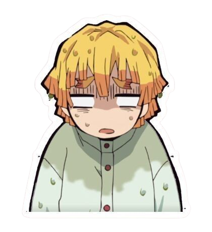 zenitsu_exhausted emote for Discord