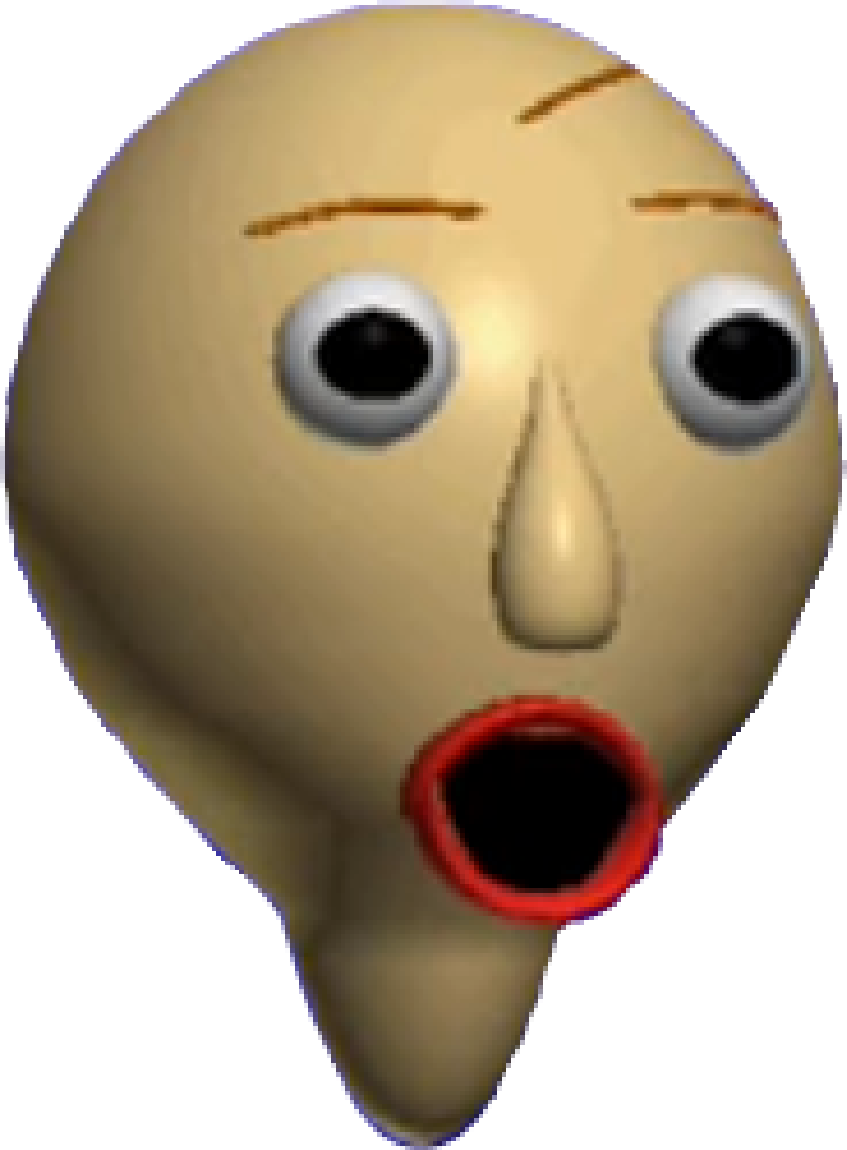 Baldi_Head_Shocked emote for Discord