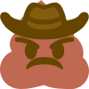 angry_cowboy_poop emote for Discord
