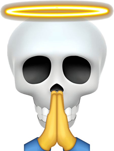 SkullPray emote for Discord