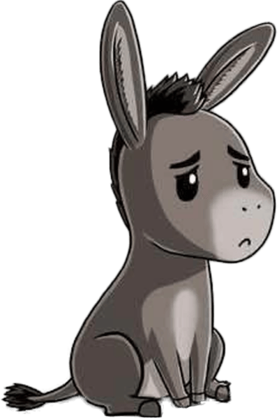 DonkeySad emote for Discord