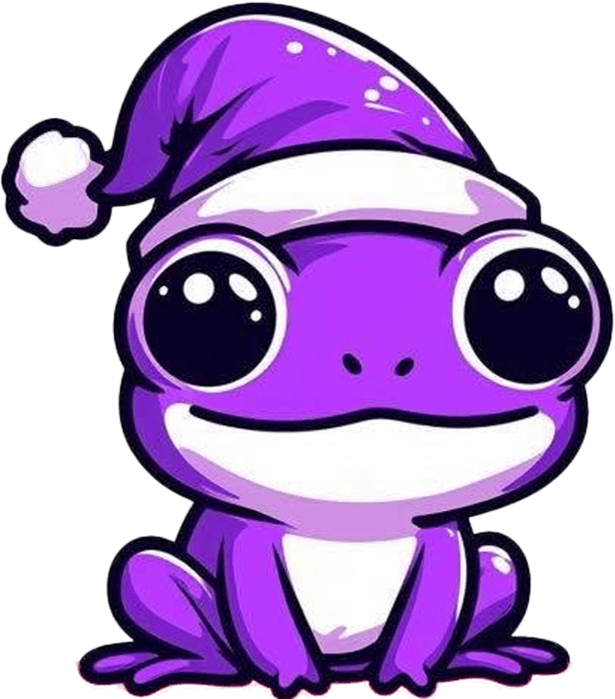 ChristmasFrog emote for Discord