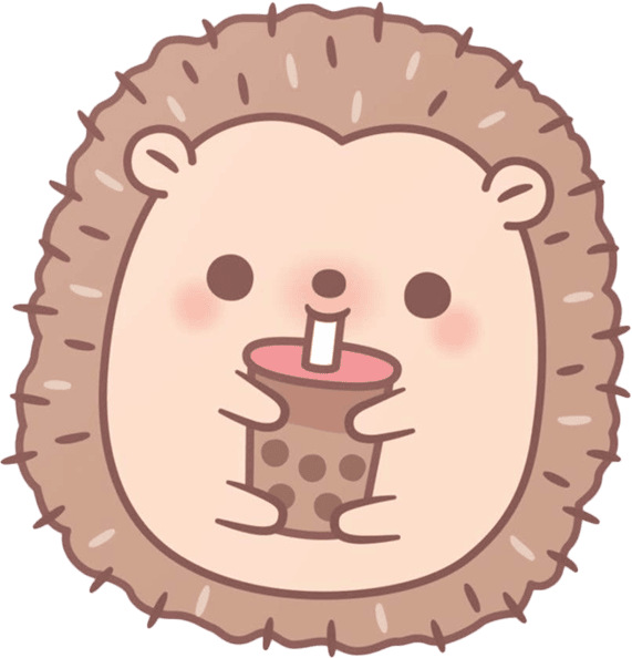 HedgehogDrink emote for Discord