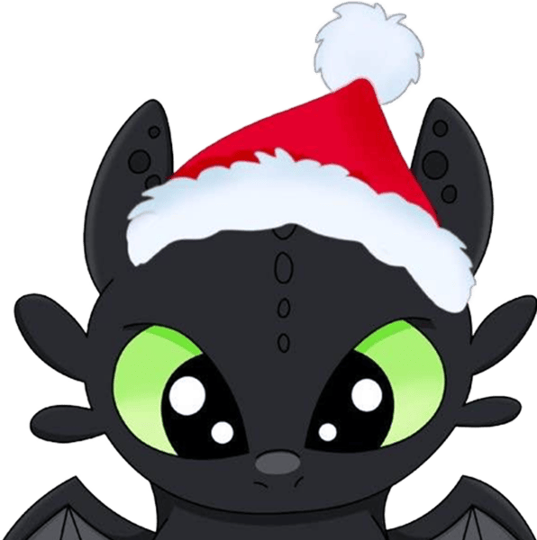 ToothlessChristmas emote for Discord