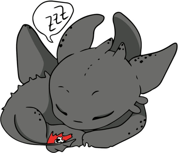 ToothlessSleep emote for Discord