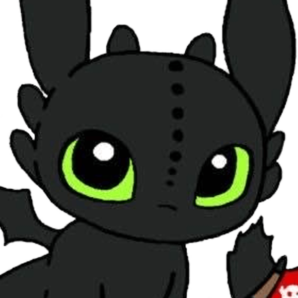 Toothless emote for Discord