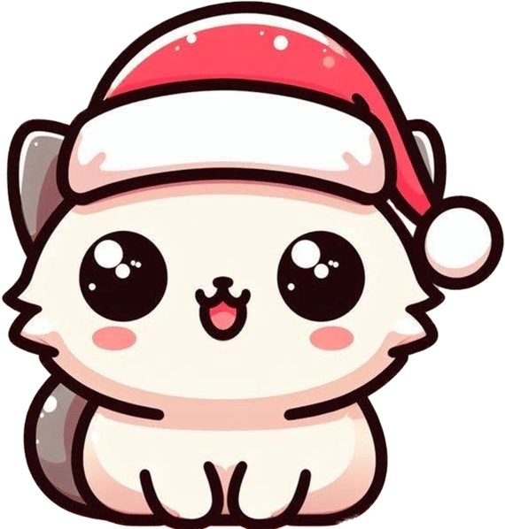 ChristmasKitty emote for Discord