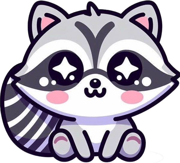 Racoon emote for Discord