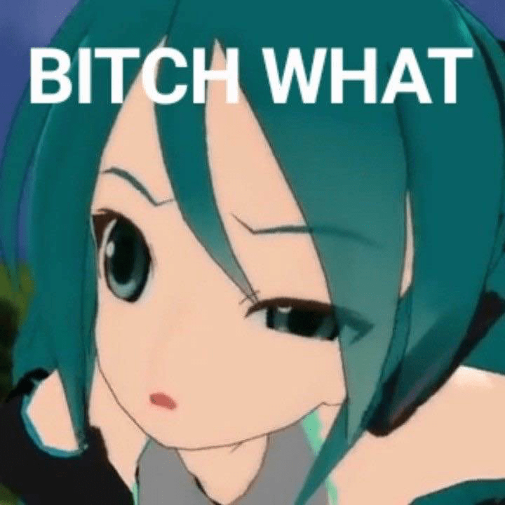 Hatsune_Miku_Bitch_What emote for Discord