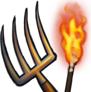 Pitchfork_and_Torch emote for Discord
