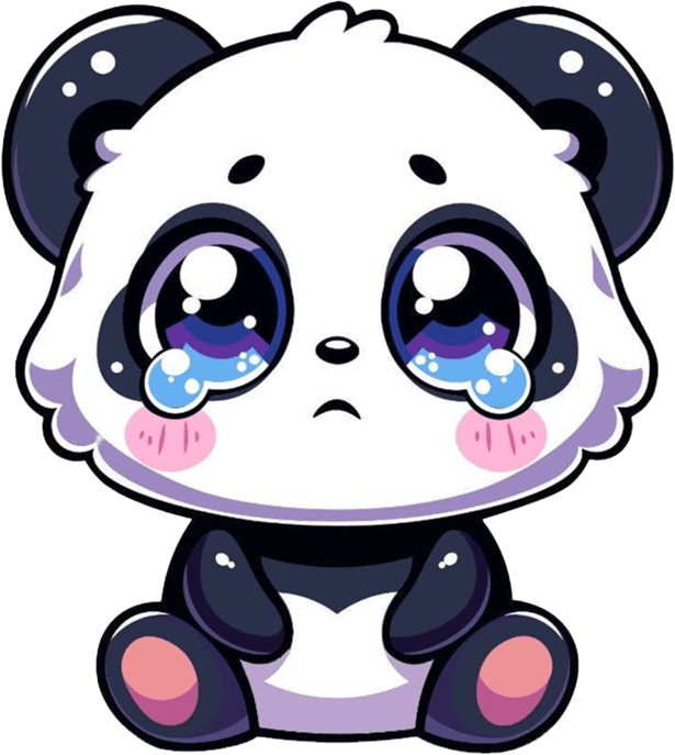CutePandaCry emote for Discord
