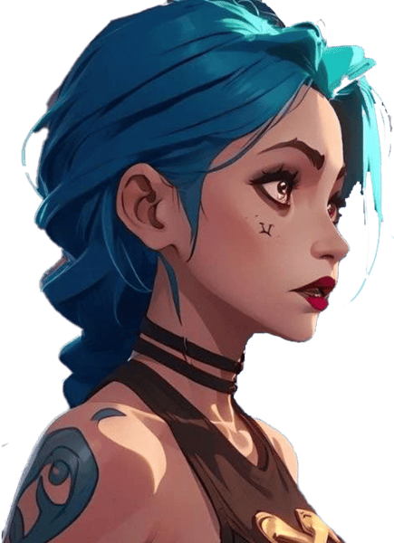 Jinx_Stare emote for Discord