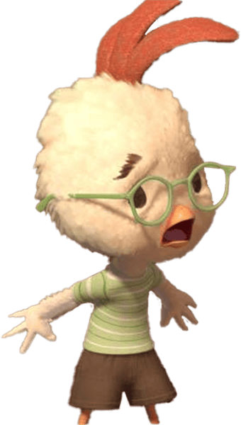 ChickenLittleScared emote for Discord