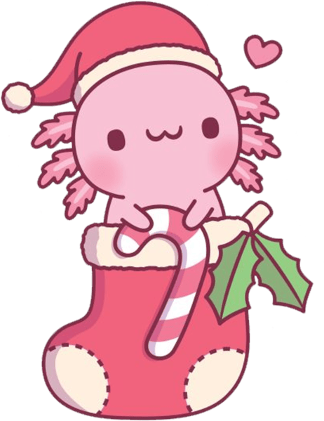 AxolotChristmas emote for Discord