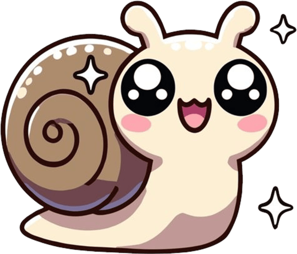 Snail_Excited emote for Discord