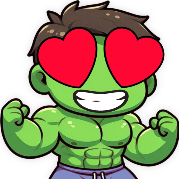 Hulk_HeartRed emote for Discord