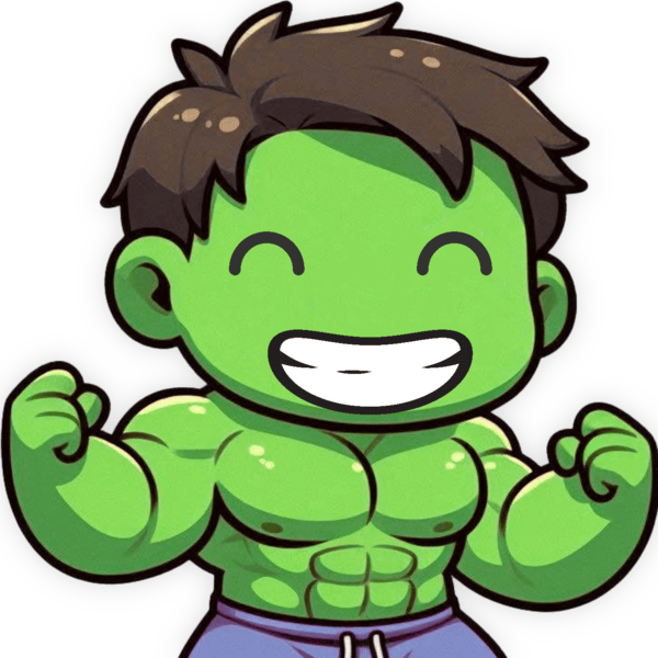 Hulk_Smile emote for Discord