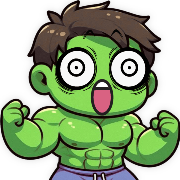 Hulk_Excited emote for Discord