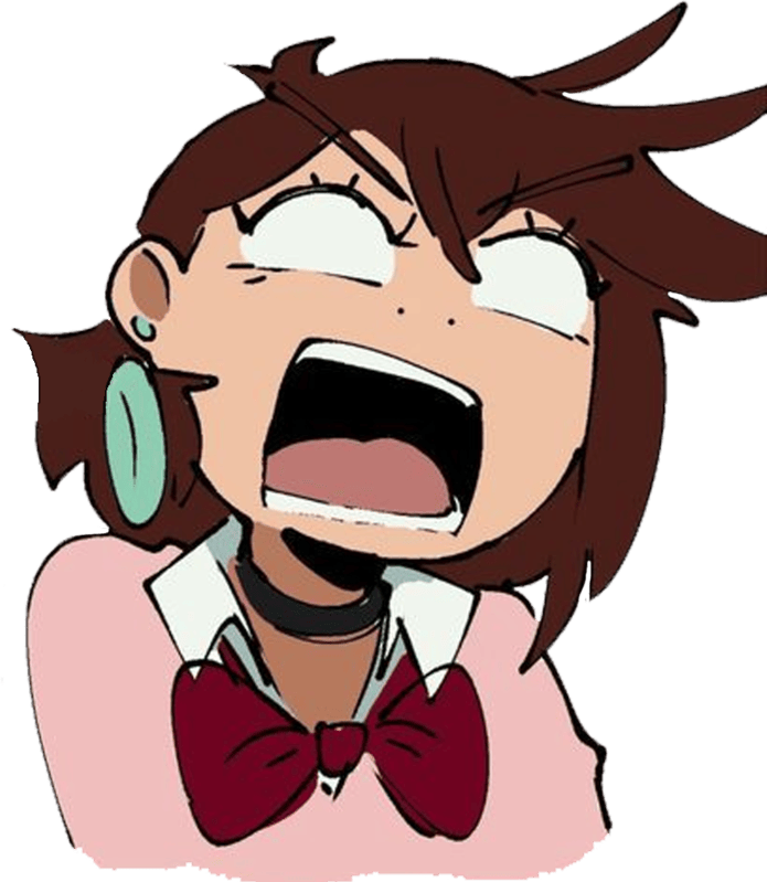Momo_Scream emote for Discord