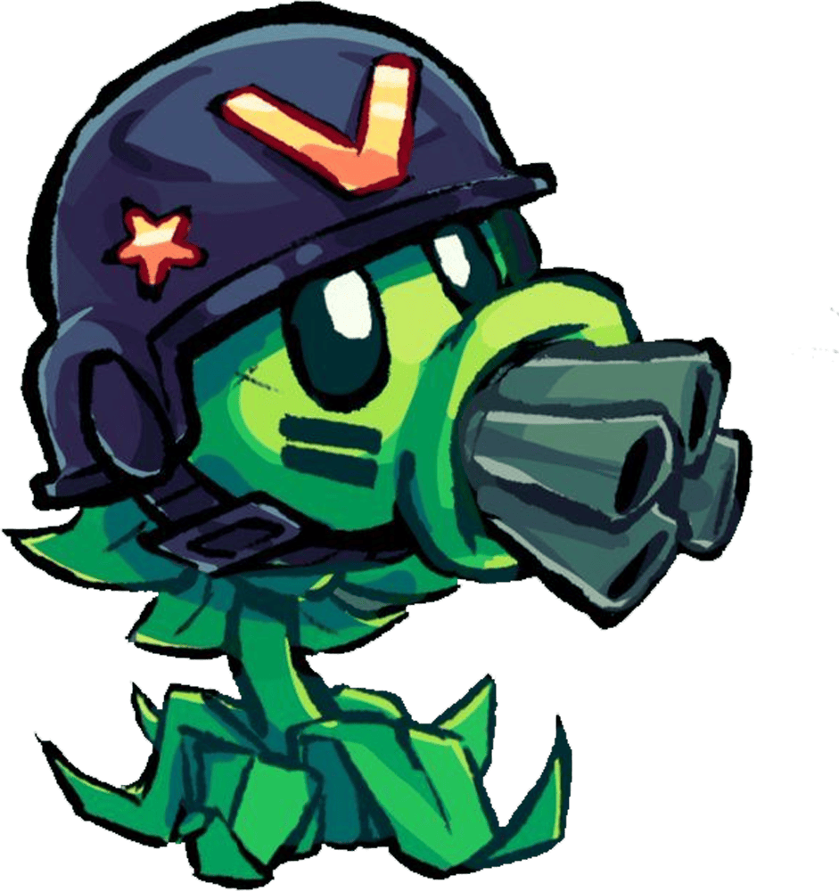 PVZ_GatlingPea emote for Discord