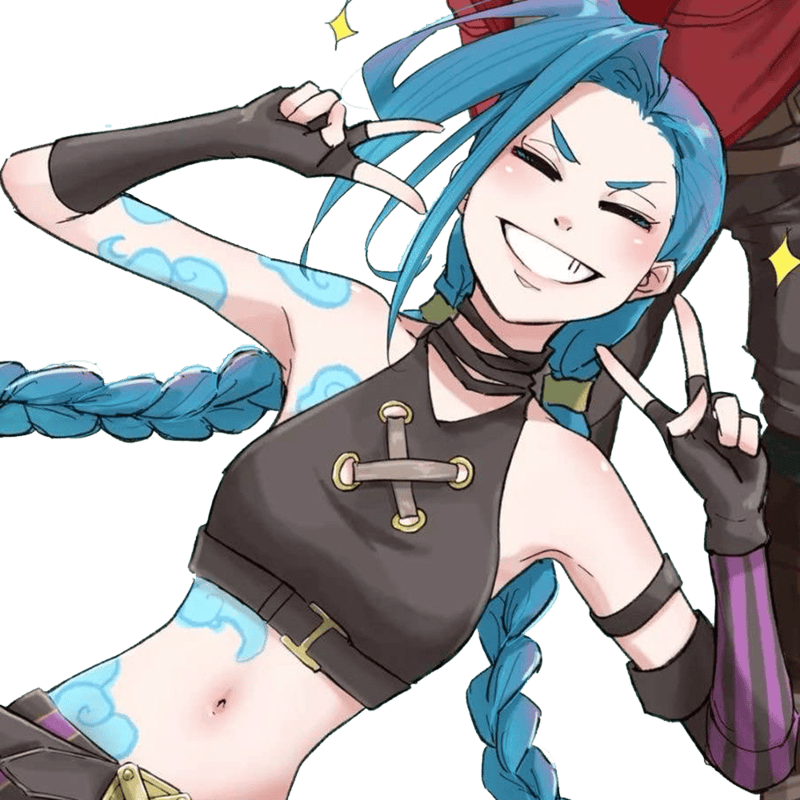Jinx_Peace emote for Discord