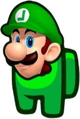 LuigiAmongUs emote for Discord