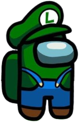LuigiAmongUs emote for Discord
