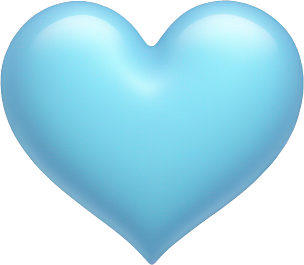 blueheart emote for Discord