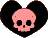 ColorfulSkullHeart emote for Discord
