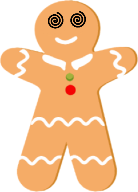 ChristmasCookiespiraleyes emote for Discord