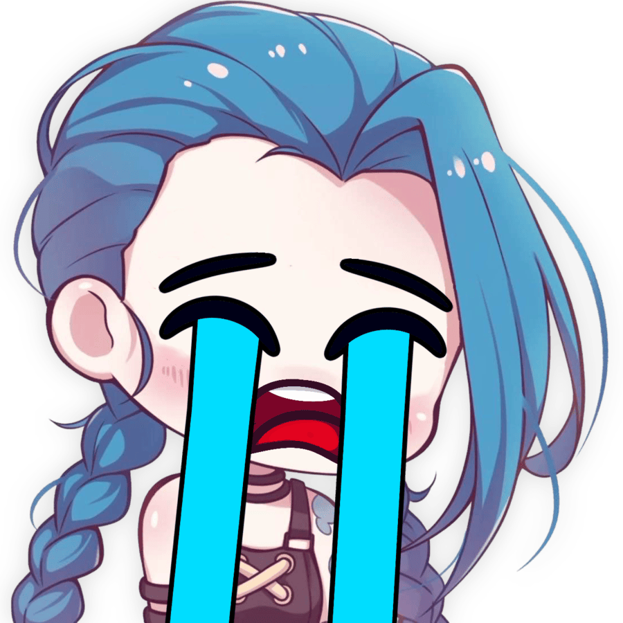 Jinx_Cry emote for Discord