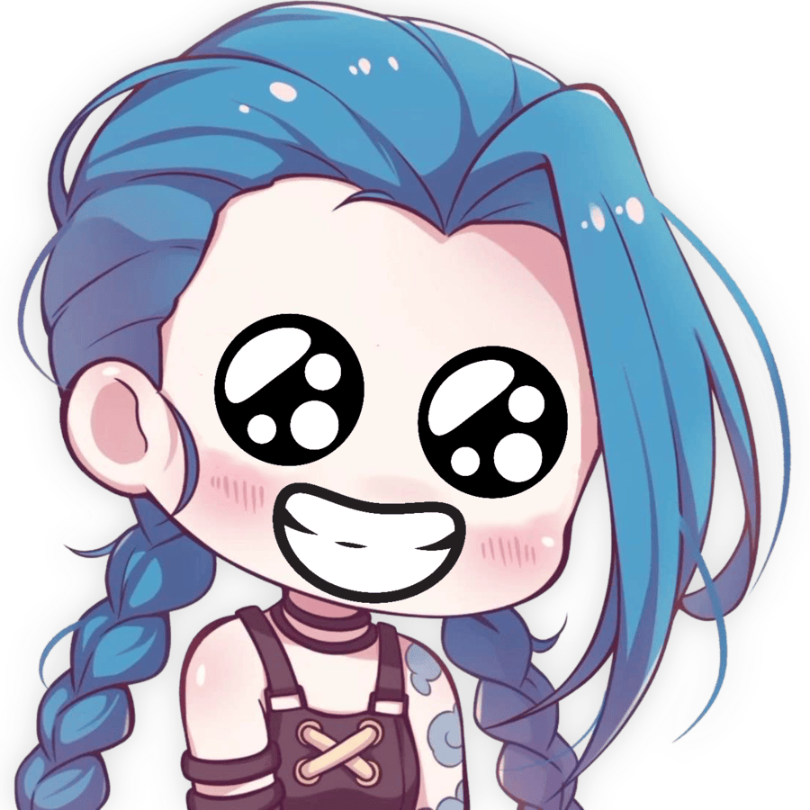 Jinx_Adorable emote for Discord