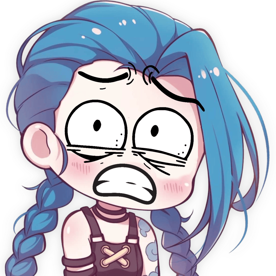 Jinx_Cringe emote for Discord