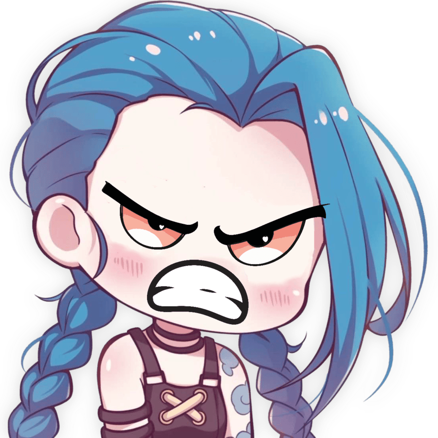 Jinx_Mad emote for Discord