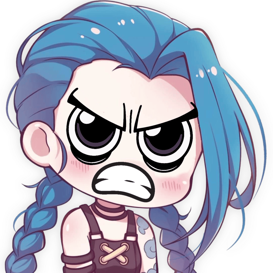 Jinx_Mad emote for Discord