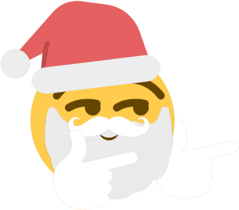 AyeSanta emote for Discord