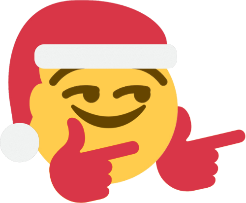 AyeChristmas emote for Discord