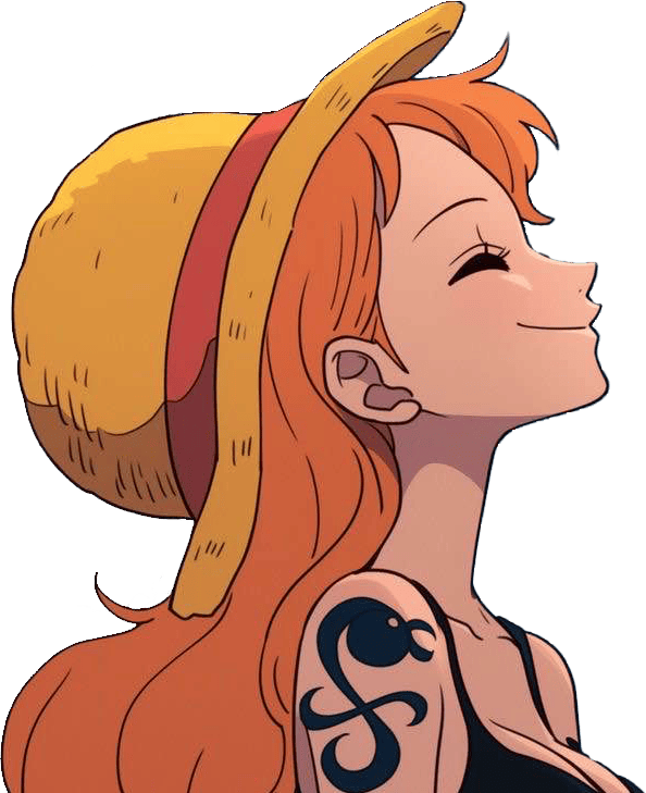 Nami_SmileStare emote for Discord