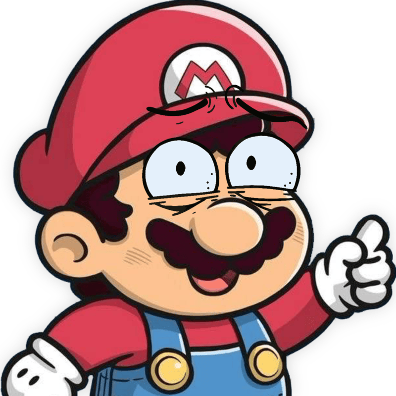 Mario_Scared emote for Discord