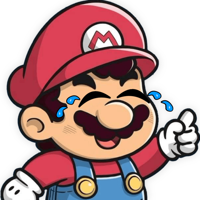 Mario_Laughing emote for Discord
