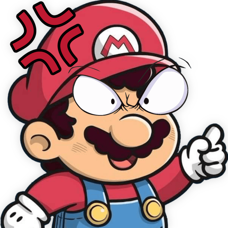 Mario_Mad emote for Discord