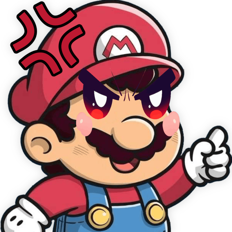 Mario_Mad emote for Discord