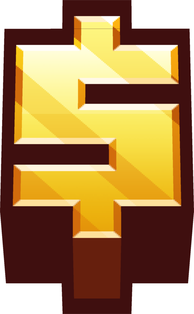 minecraft_gold_cash emote for Discord