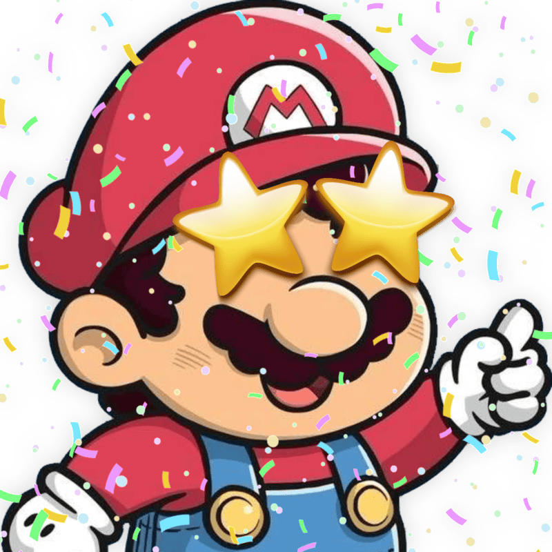 Mario_CelebrationStar emote for Discord